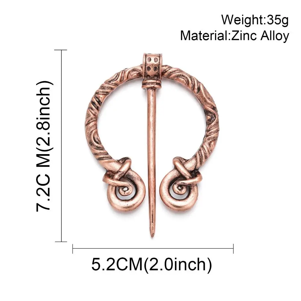 Clothing Accessories Cardigan Collar Clip Pins Alloy Korean Jewelry Accessories Viking Style Brooch Women Shawl Pin Cloak Pin