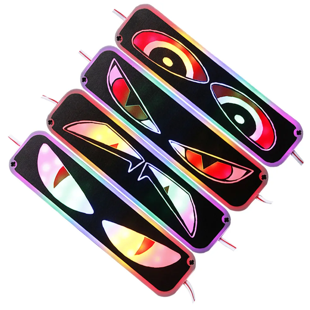 

1pcs RGB Led Evil Eye Module Demon Eye Strobe Warning Light Car motocycle Flashing Emergency Lamp