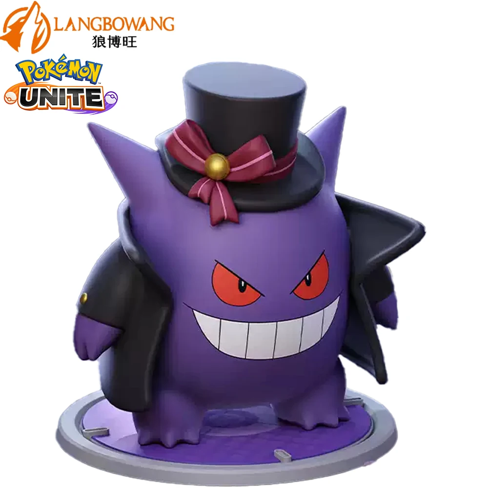 In Stock Original Genuine Langbowang Toys Pokemon Unite Gengar Anime Collectible Game Figures Model Toys Gifts for Kids Fans