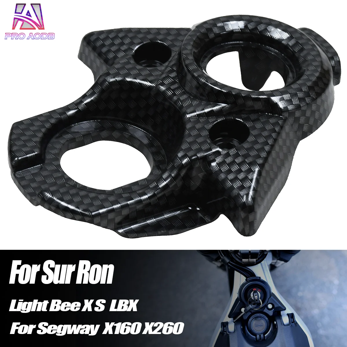 For Surron Light Bee X S Sur-Ron USB Switch Ignition Key Case Mount Cover Electric Dirt Bike Parts For Segway X160 Segway X260