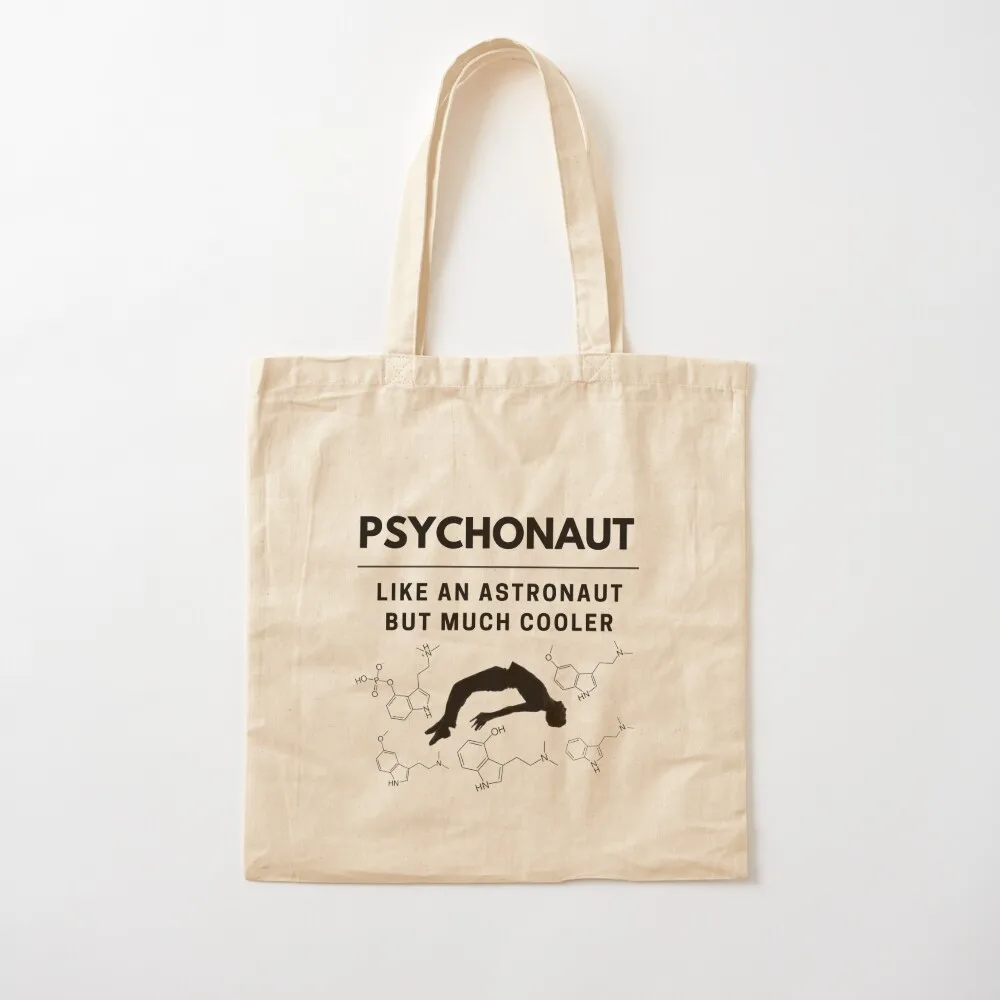 Psychonaut Tote Bag Big bag canvas tote shopping bag logo shopper bags for women