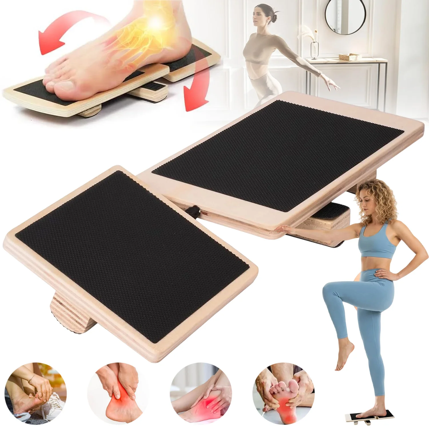1pc Ankle Balance Board, Ankle Trainer, Specially Designed for People Who Want To Have Stronger Feet.