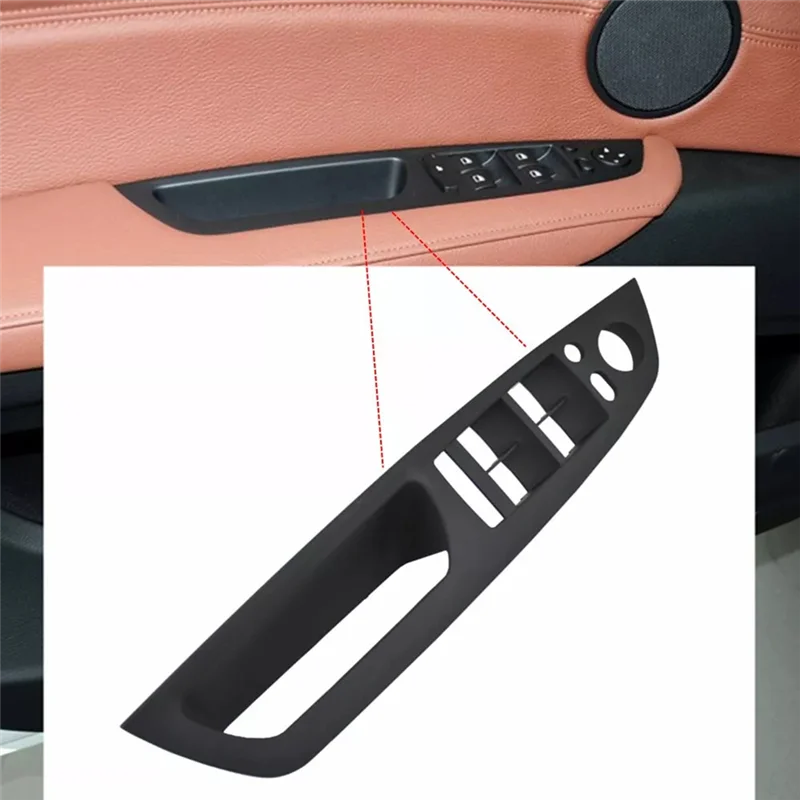 

A03Z-For BMW X5 E70 X6 E71 E72 LHD Inner Door Handle & Inside Panel Window Switch Cover Frame 51416975777 , 51416969401