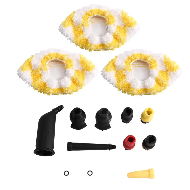 

TCF-For Karcher SC2 & SC3 Easyfix Steam Cleaners: Steam Brush, Floor Mop, And Cleaning Cloth Accessories