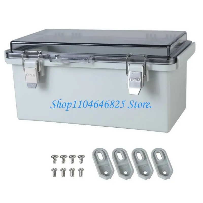 Electrical Project Enclosure Waterproof Wall Mount Distribution Box Clear Cover