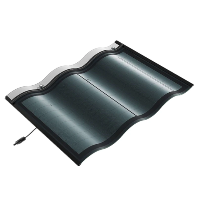 Thin Film Solar Photovoltaic Power Generation Integrated Triple Waterproof Tile Replaces Traditional Glazed Tile