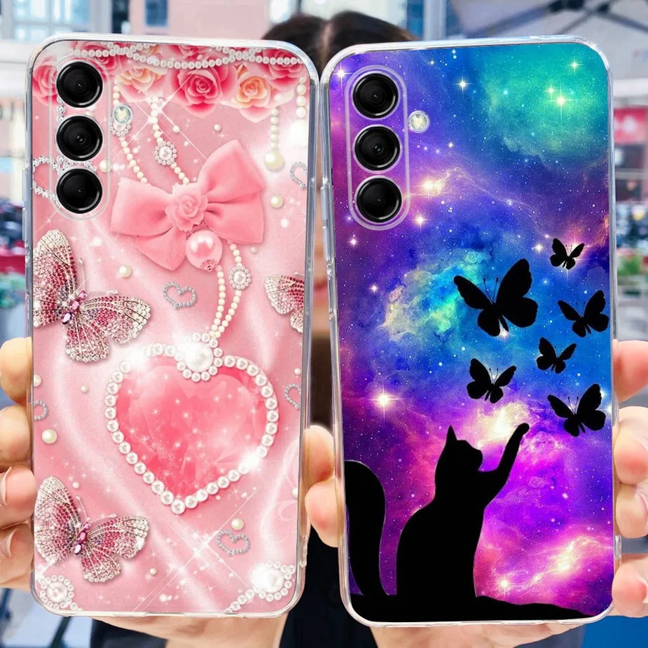 For Samsung Galaxy M14 5G Case SM-M146B Unique Painted Cover Clear Silicone Soft TPU Phone Case For Samsung M14 M 14 Fundas Capa