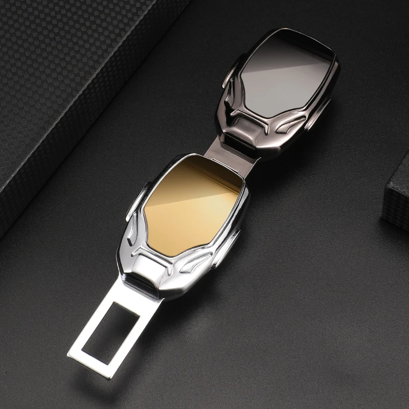Car Styling Safety Belt Extension Metal Fixed Seat Belt Clip Buckle Shockproof Plug Interior Seatbelt Lock Extender Converter