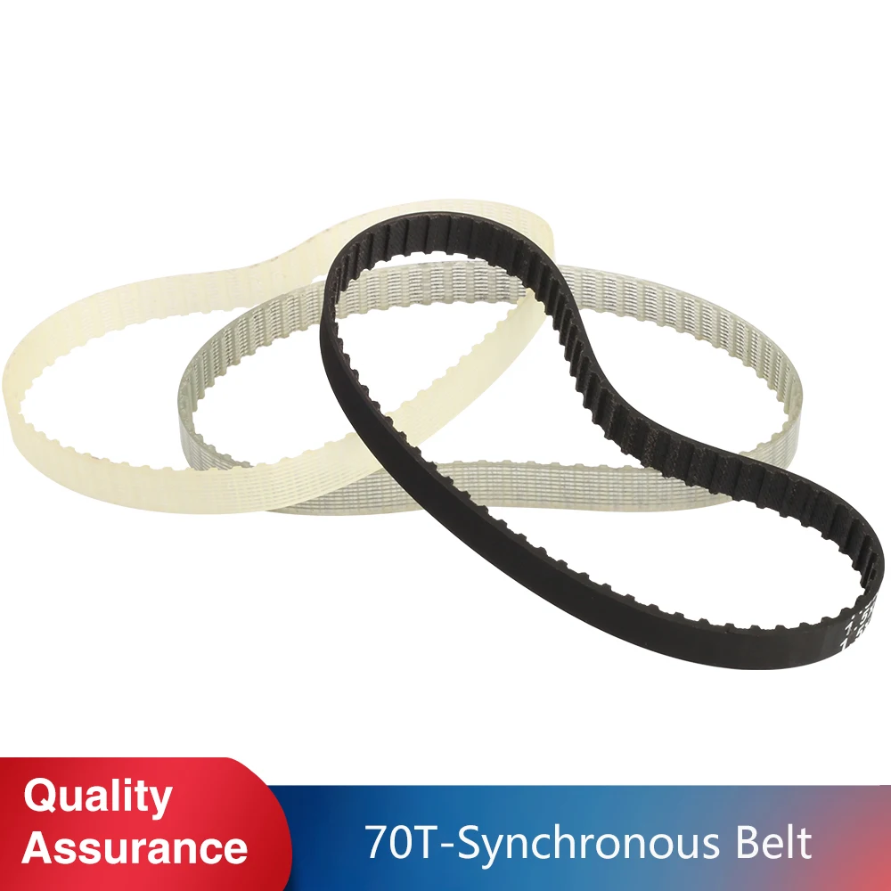 Rubber Synchronous Timing Belt, M1.5x70Tx9.5mm for BusyBee CX704 Grizzly G8688, Mr.Meister Compact 9, 9