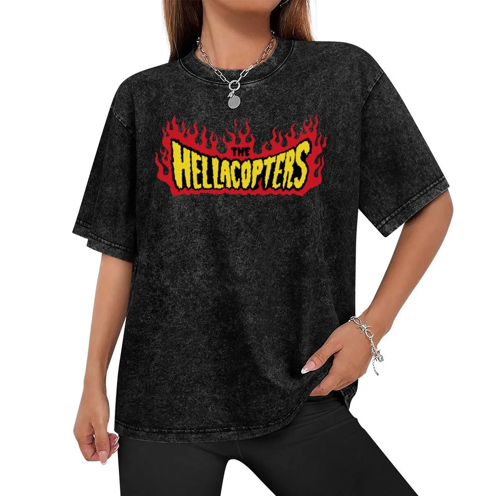 HELLACOPTERS - T-Shirt shirts graphic tee graphic t shirts mens graphic t-shirts anime