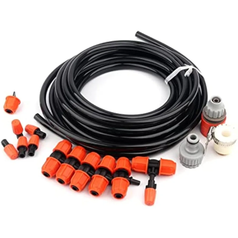 

Micro Drip Irrigation System Kit for Garden Lawn Greenhouse Plants Watering Sprinkler