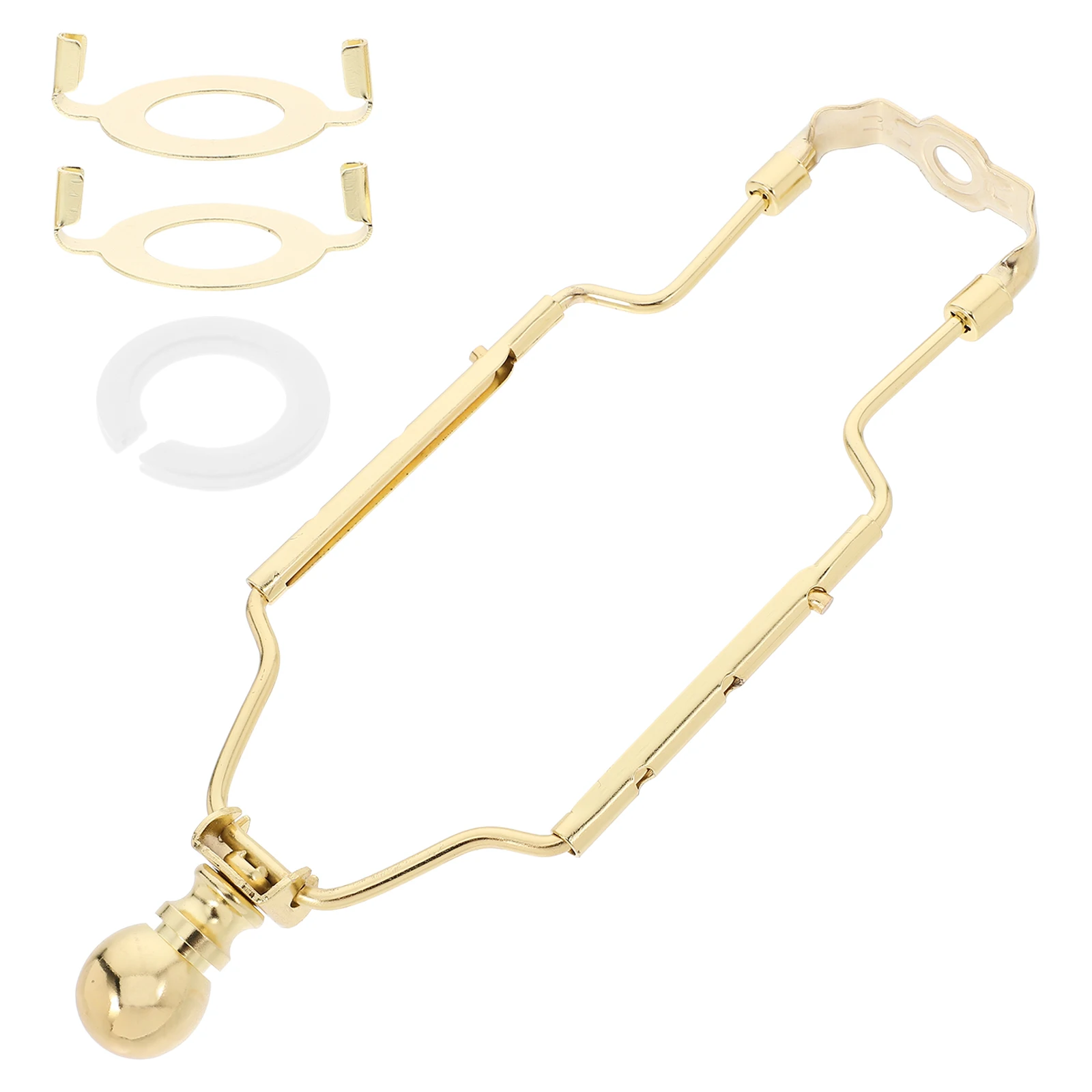 

Lamp Shade Bracket Repair Parts Accessories Kit Iron Harp Adjustable Stable Durable Stylish Easy Lampshade Adapter Holder