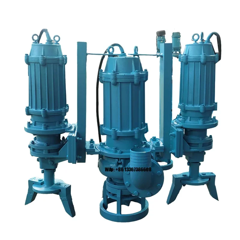 Submersible Sewage Pump Fecal Cutting and Slurry Grinder Submersible Sewage and Wastewater Pump
