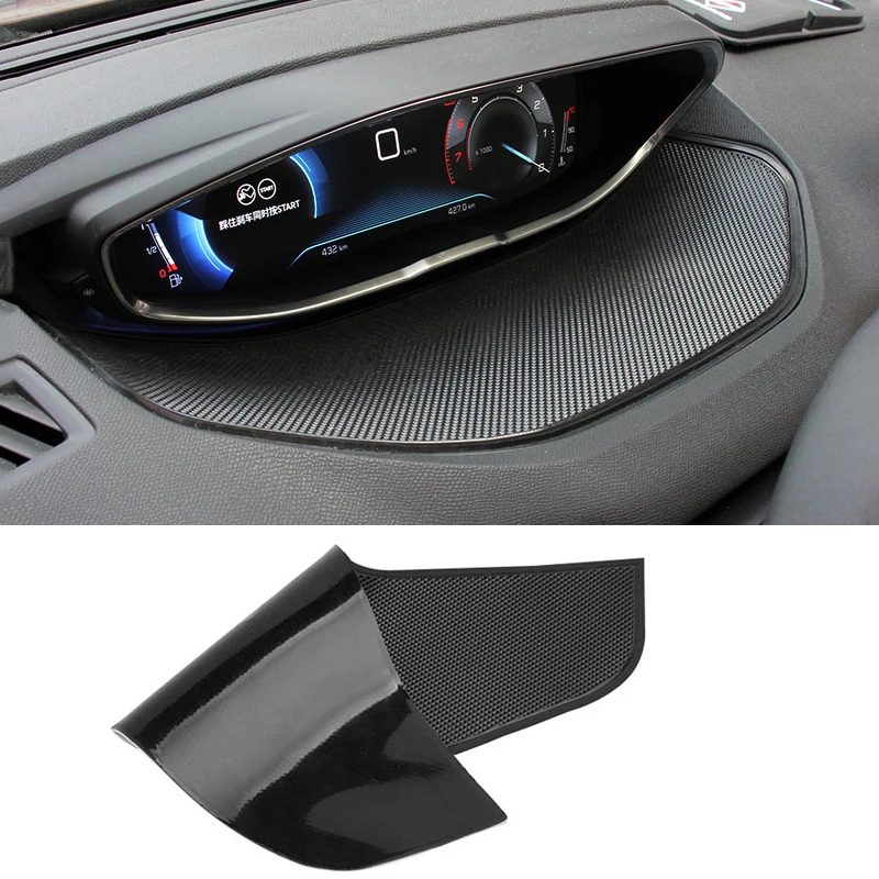 Car Dashboard Sticky Anti-Slip Pad Display Anti-Skid Meter Mats For Peugeot 3008 5008 GT 2016 2017 2018 2019 2020 2021 2022 2023