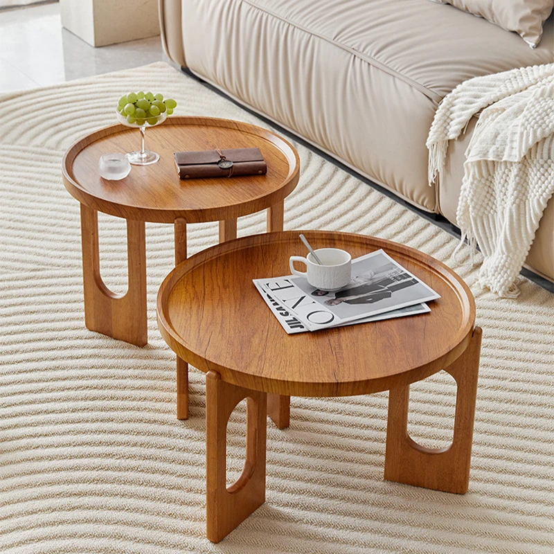 

Combination Set Diameter 50cm/60cm/70cm/80cm Optional Coffee Table Simple Home Coffee Table Center Table
