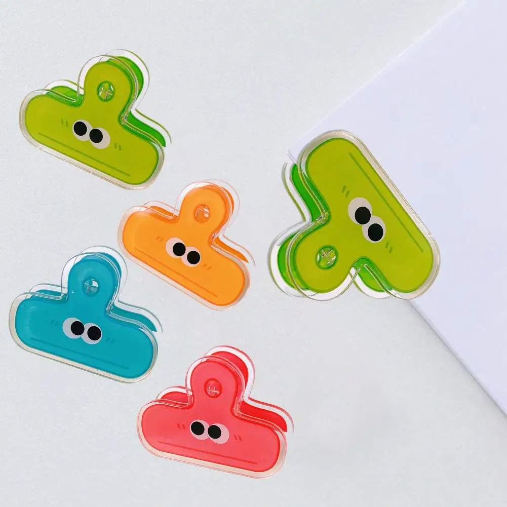 Красочные акриловые зажимы для студентов. Красочные акриловые зажимы для бумаг. Декоративные канцелярские товары для дома, школы, документов.