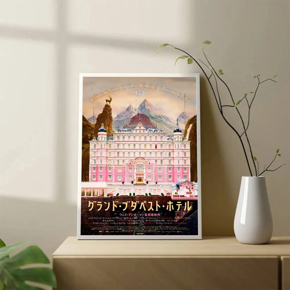 ملصق فندق The Grand Budapest ملصق فني ذاتي اللصق مقاوم للماء ملصق ورق مقهى بار ديكور جدران الغرفة #6