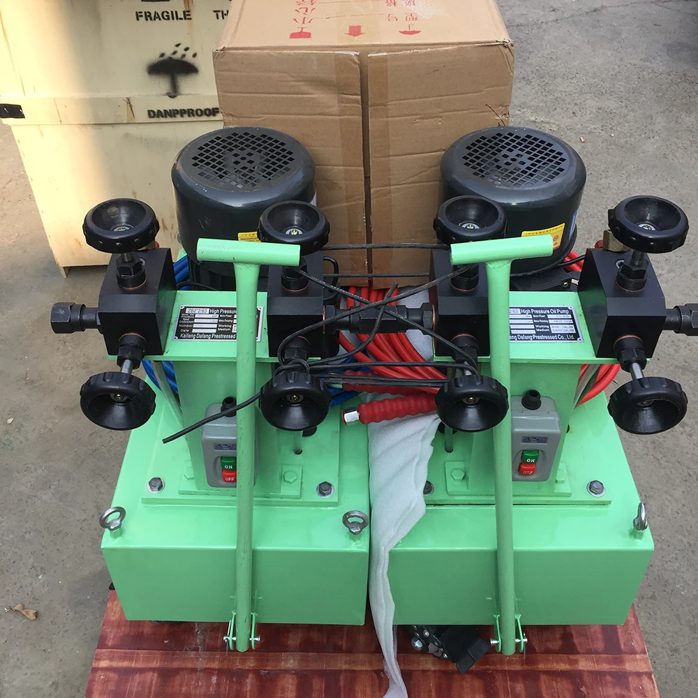 220v 380v electric 10000 psi hydraulic power pack 3kw 4kw double plunger oil pump hydraulic piston pump