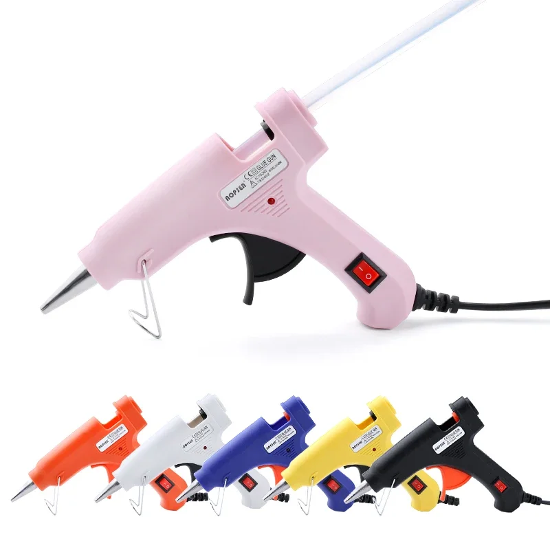 DUCRYSTAL 20W EU Mini Hot Glue Gun Professional High Temp Heater Repair Heat Tool Patch/clothing Accessories