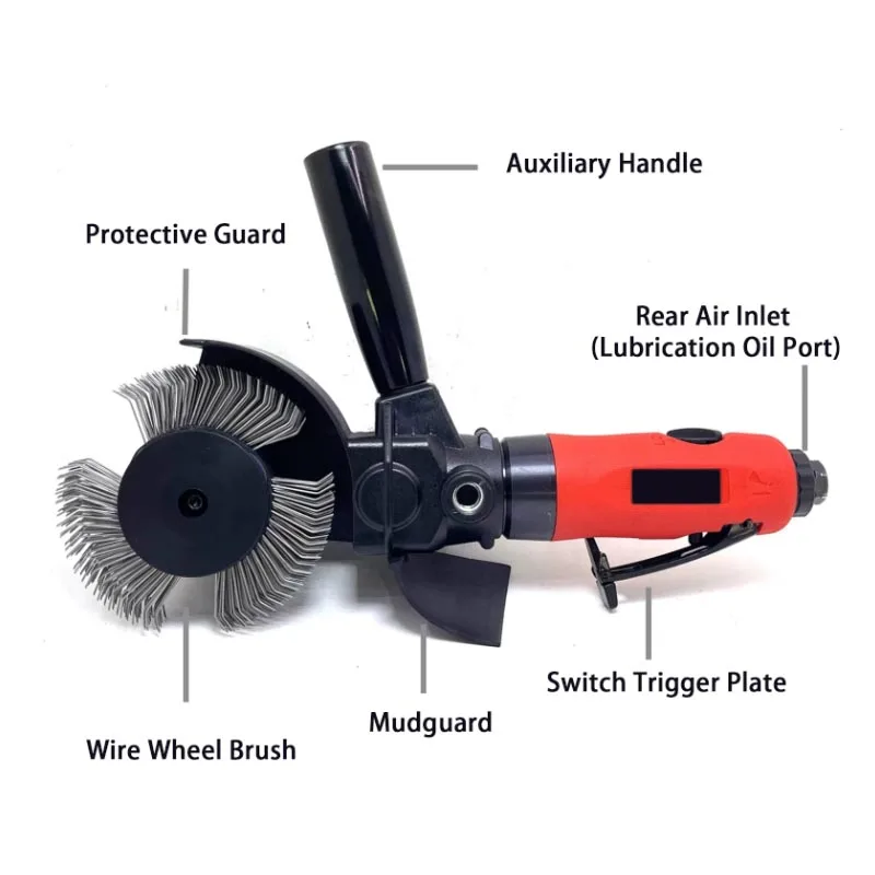 Picture 6: Pneumatic Multi Purpose Derusting Tool for Efficient Paint Glue Removal and Surface Roughness Profiling Surface Removal Tool