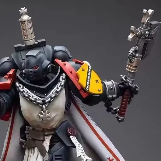 【JOYTOY】1/18 Actionfigur Warhammer 40K Black Templars Primaris Sword Brethren Granbertus Sammlerspielzeug