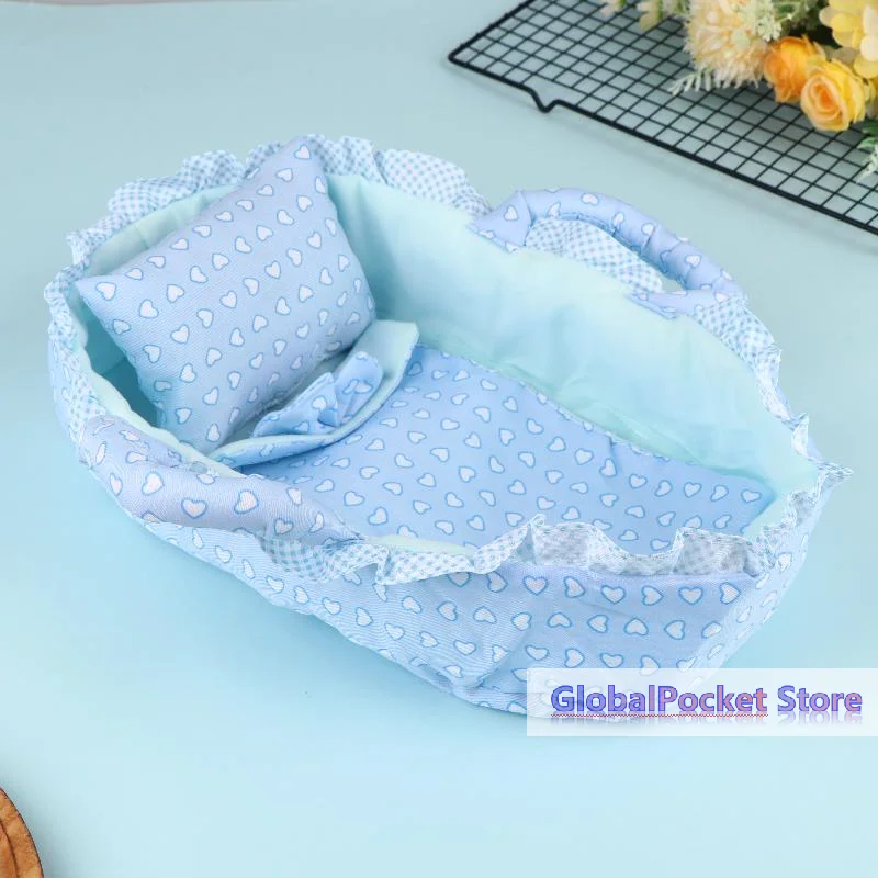[TG823]Adaptable For Dolls Under 35cm Cute Hand-pull Basket Design For Dress-up Doll Dollhouse Accessories Girls' Toys Gifts view 5