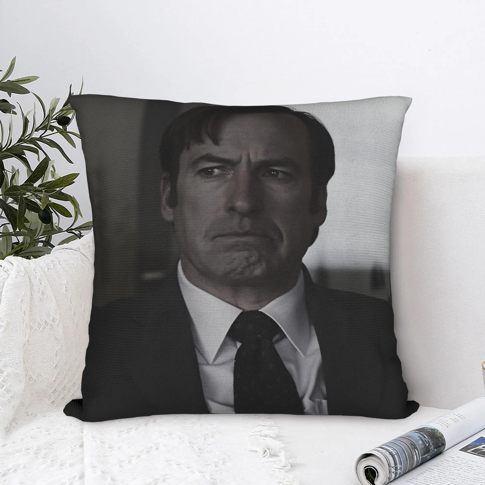 Saul Goodman Actor  Pillow Cover Breaking Bad Cute Funny Pillow Case For Wedding Party Home Decor Comfy Cushion Cover Gift