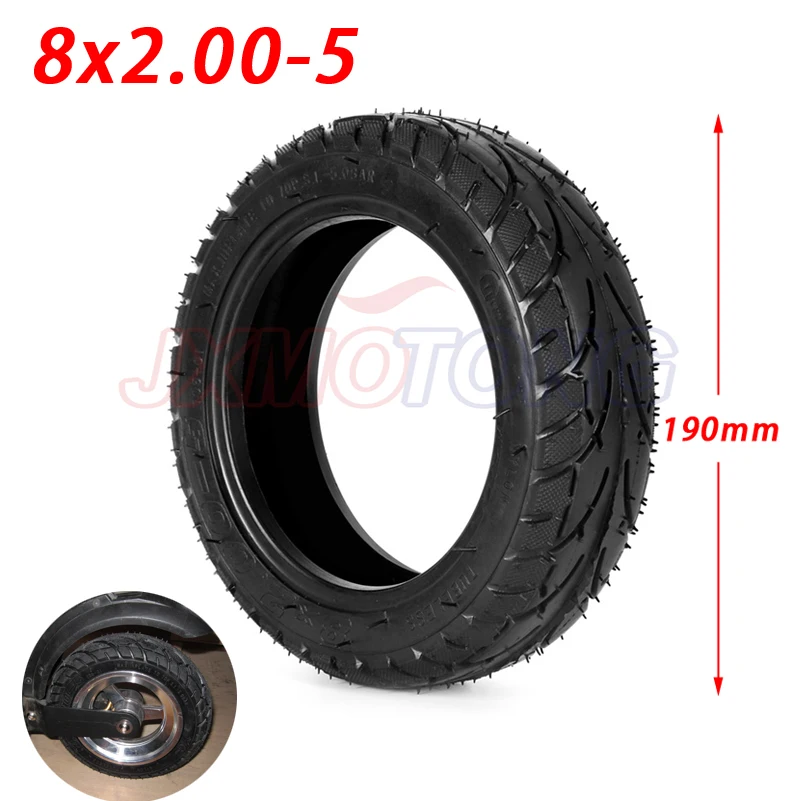 

8X2.0-5 Tube Tyre for Electric Scooter Baby Trolley 8 Inch Pneumatic Tire 8x2.00-5 Tires