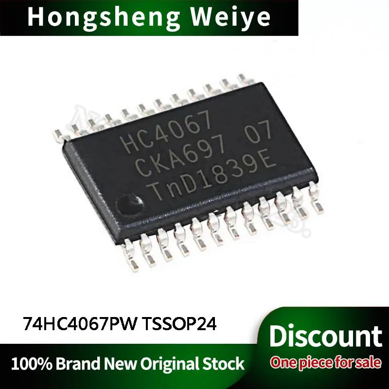 10-100Pcs 74HC4067PW HC4067 TSSOP24 multiplexer switch resolver IC Chip In Stock DISCOUNT Sell