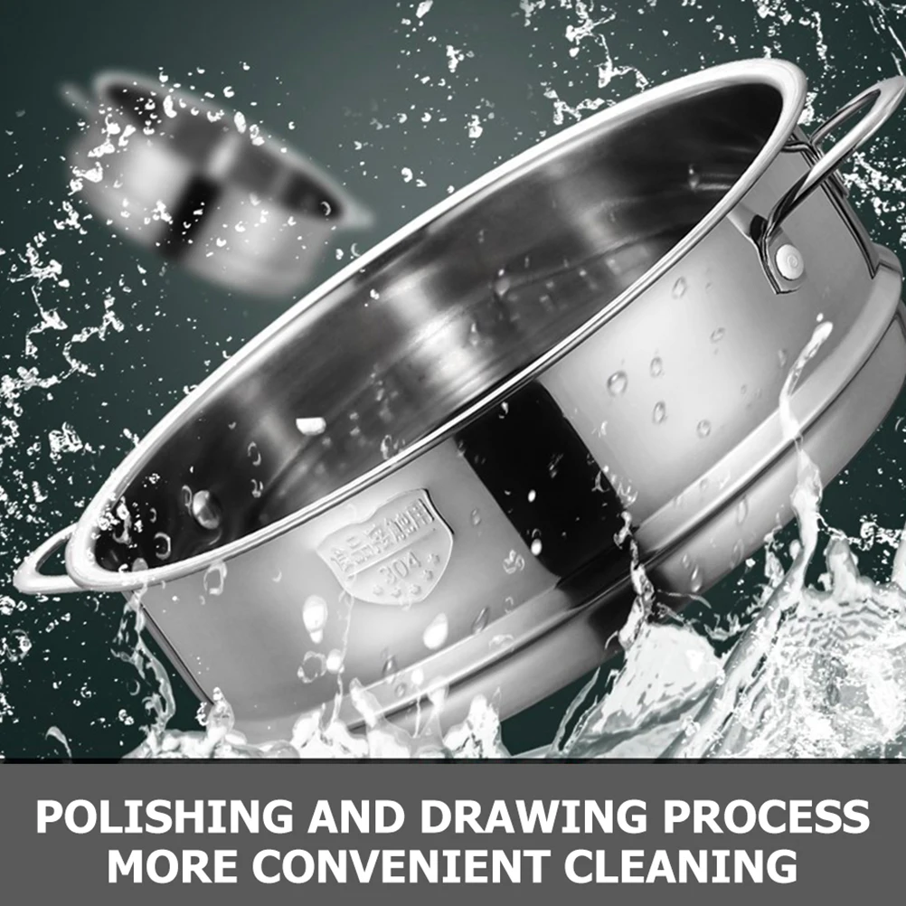 

Stainless Steel Steamer Basket Kitchen Steaming Rack Multi-Function Food Steamer for Home Restaurant Cooking Seafood Vegetable