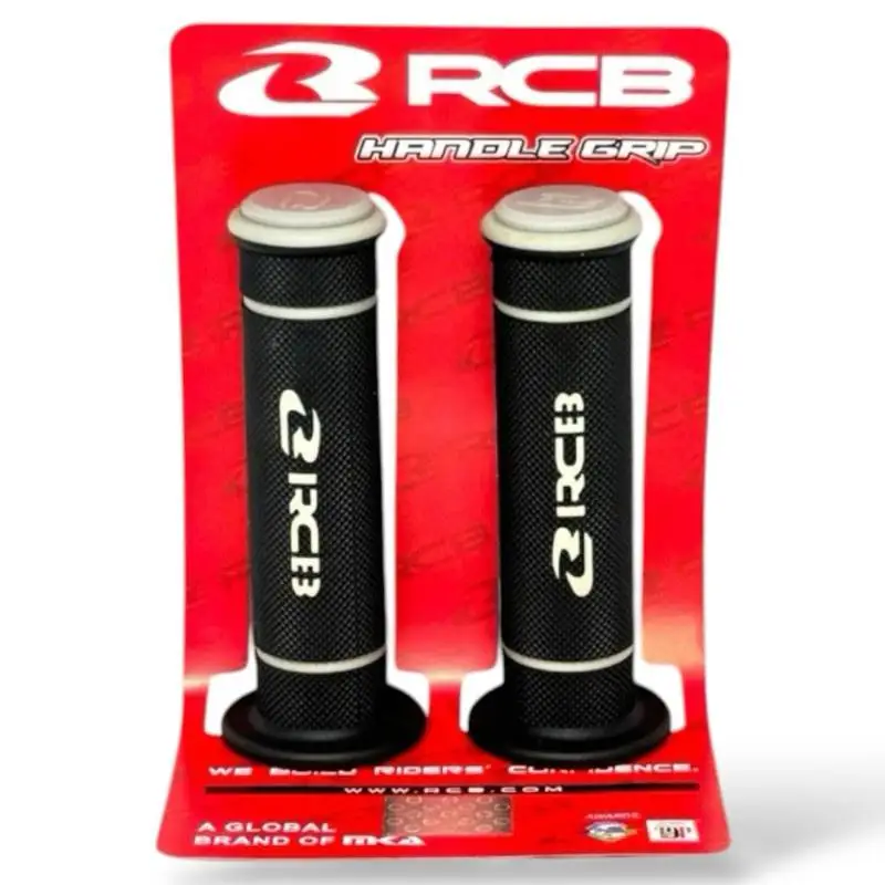 RCB Motorcycle Handlebar Grips Non Slip Comfortable Grip Universal Fit Perfect Gift for Street Motorcycle Riders