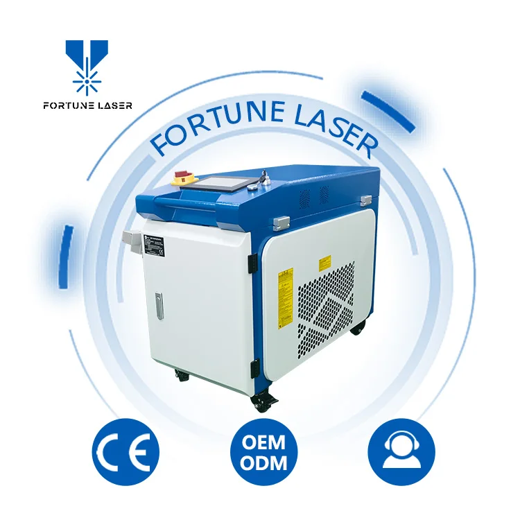 Fortune las-er New Products Cleaning Weld 1000W 2000W Fiber Cutting las-er Welding Machine Portable Welder las-er