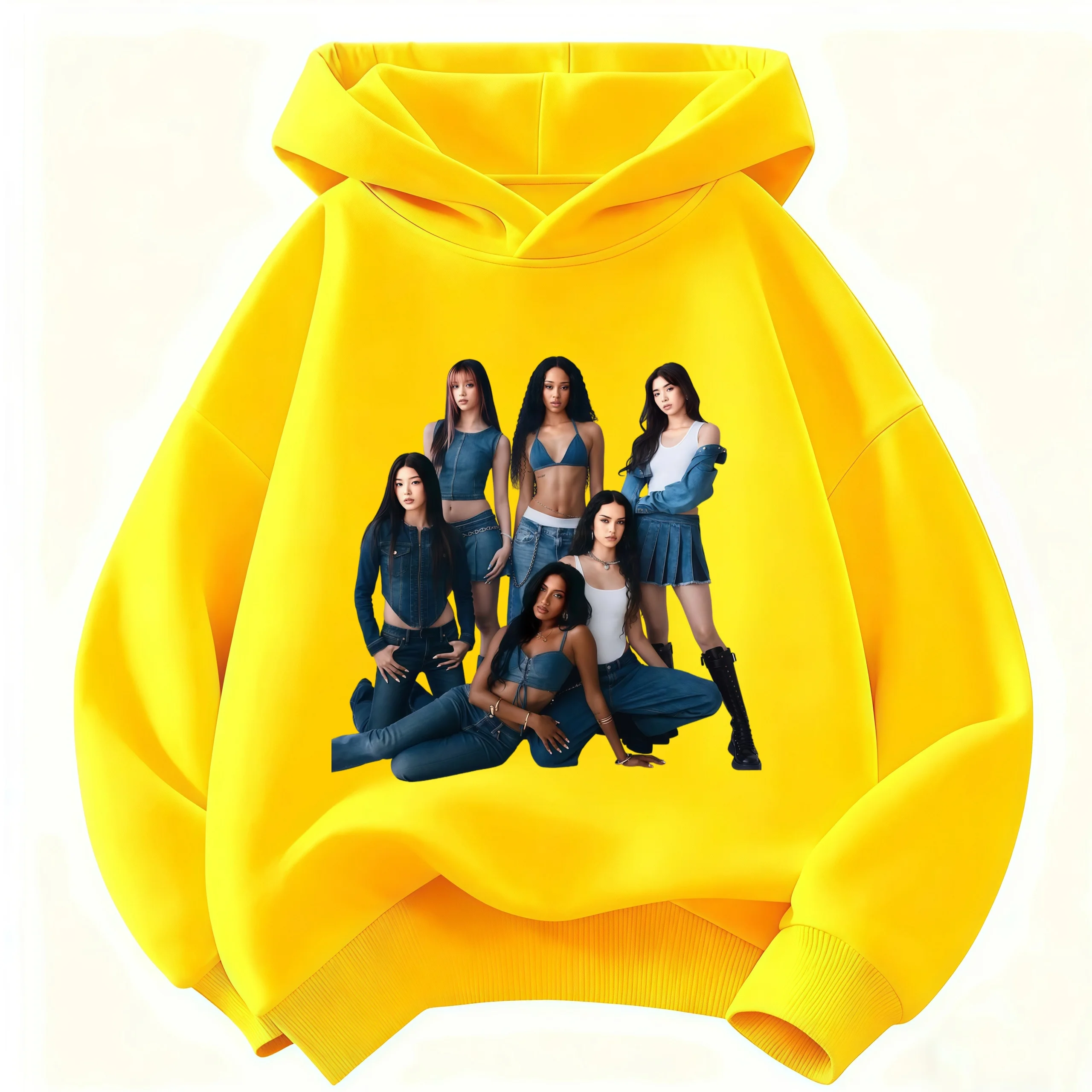 2026 Kinder KATSEYE Hoodie, lockeres, lässiges Kapuzensweatshirt für Jungen und Mädchen, modischer Grafik-Pullover, Sport- und Alltagsbekleidung, Oberteile – Detail 4