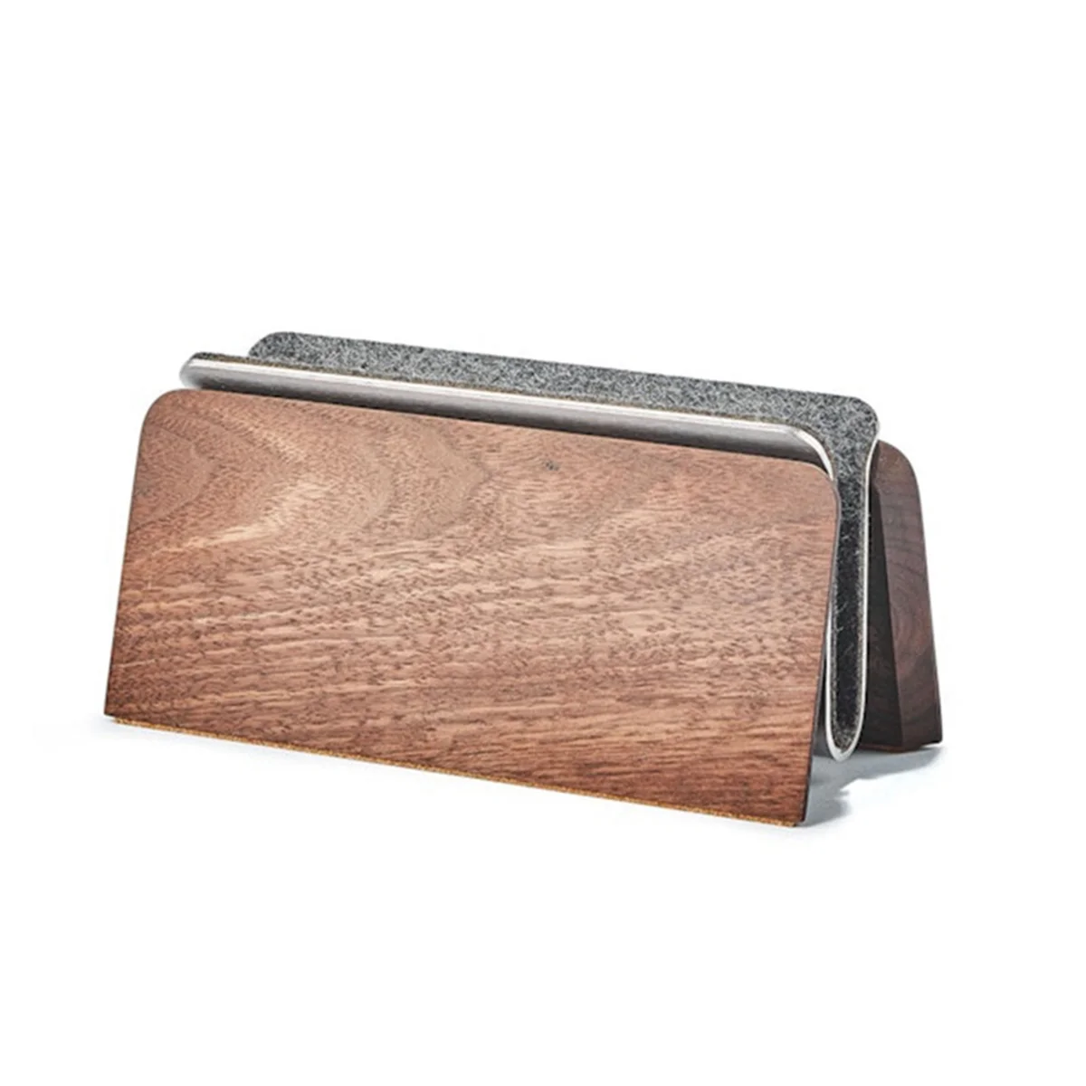 월넛 수직 노트북 보관 스탠드, 태블릿 스탠드, 수직 데스크탑, 다기능 편리한 냉각 베이스