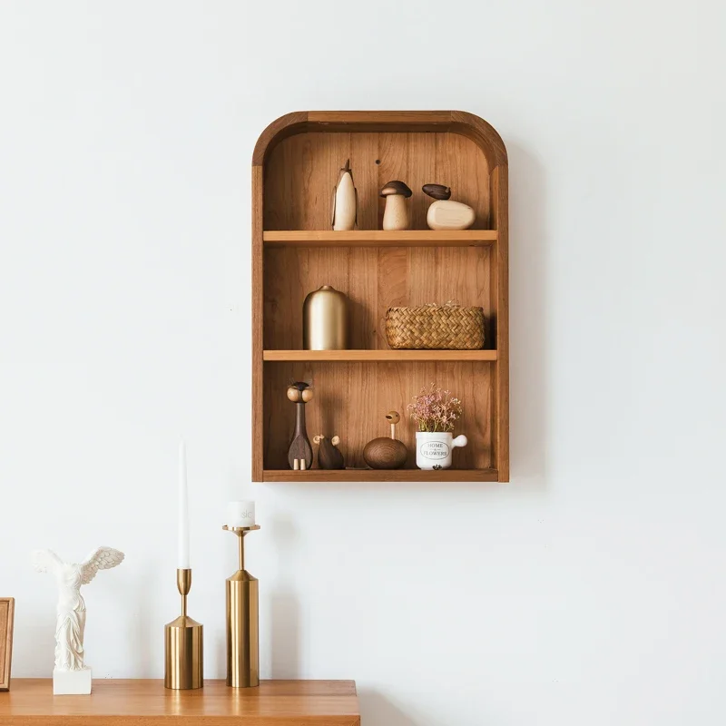 Closet Living Room Hanging Racks Old Teak Wall Cupboard Black Walnut Wooden Hallway Display Cabinet