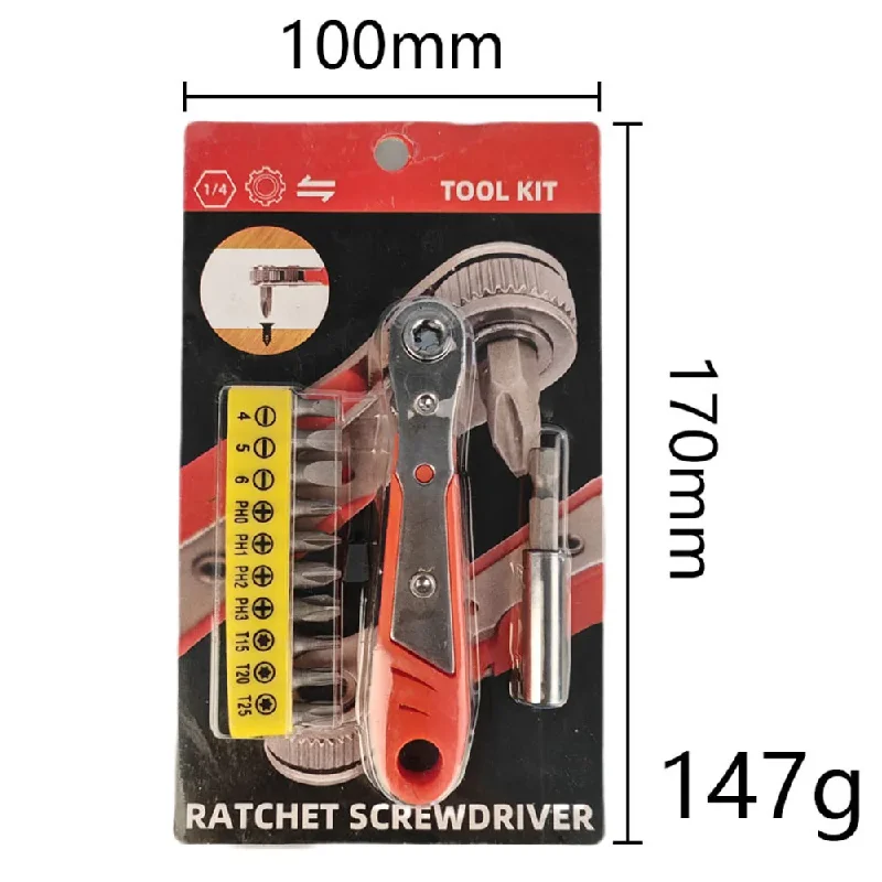 

36 Tooth Mini Ratchet Wrench Screwdriver Bits Forward and Reverse Rotation Corner Narrow Space Screwdriver Sets Hand Tools