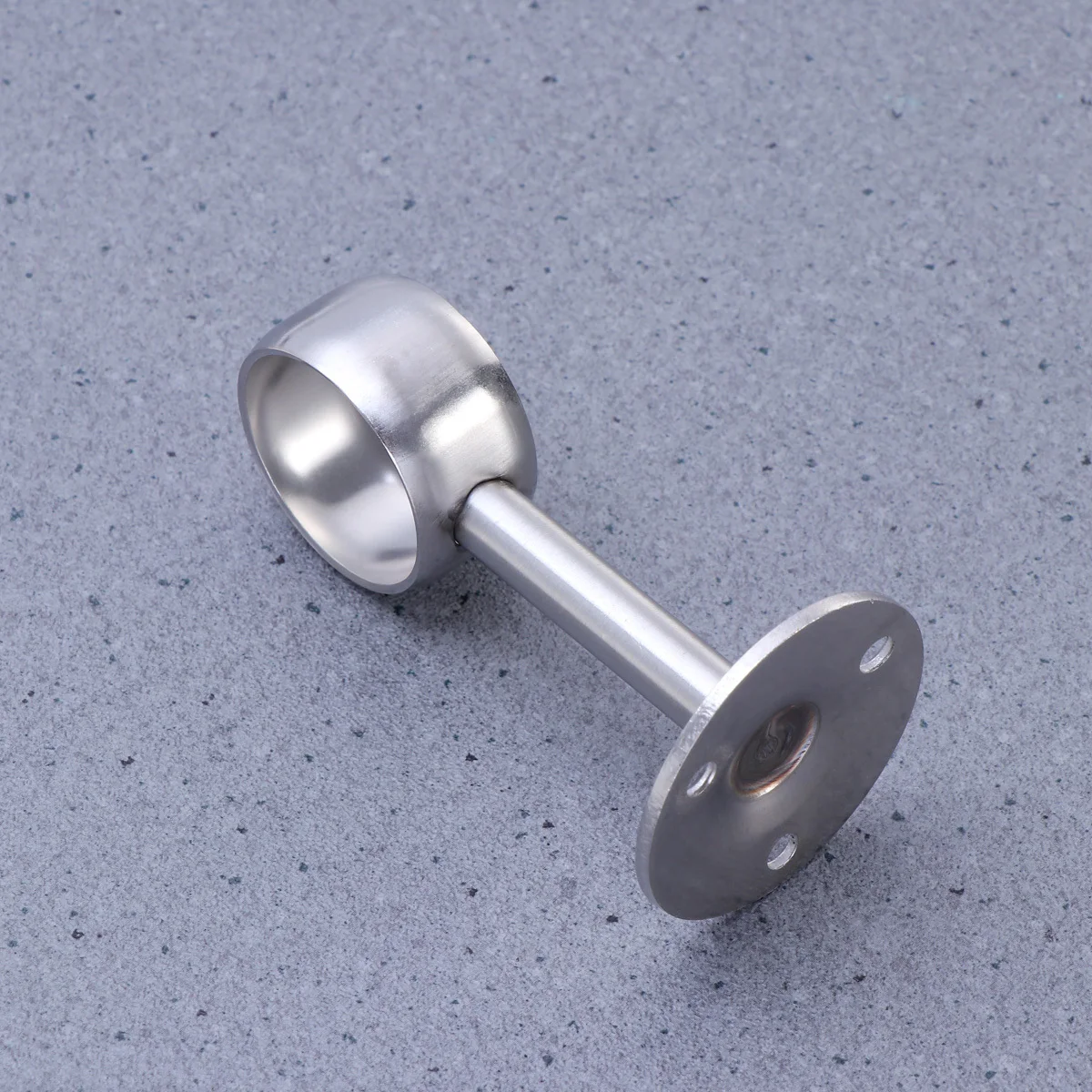 

2 Pcs Curtain Flange Seat Ceiling Mount Bracket Brackets Rod Stainless Steel for Drapery