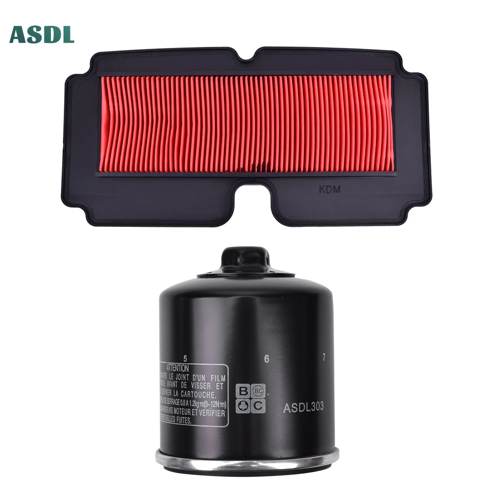 

1set Motorcycle Air Filter Cleaner and Oil Filter for Honda CBR400 RR L-L2 Gull-Arm NC29 17210-MV4-000 CBR400RR CBR 400 RR