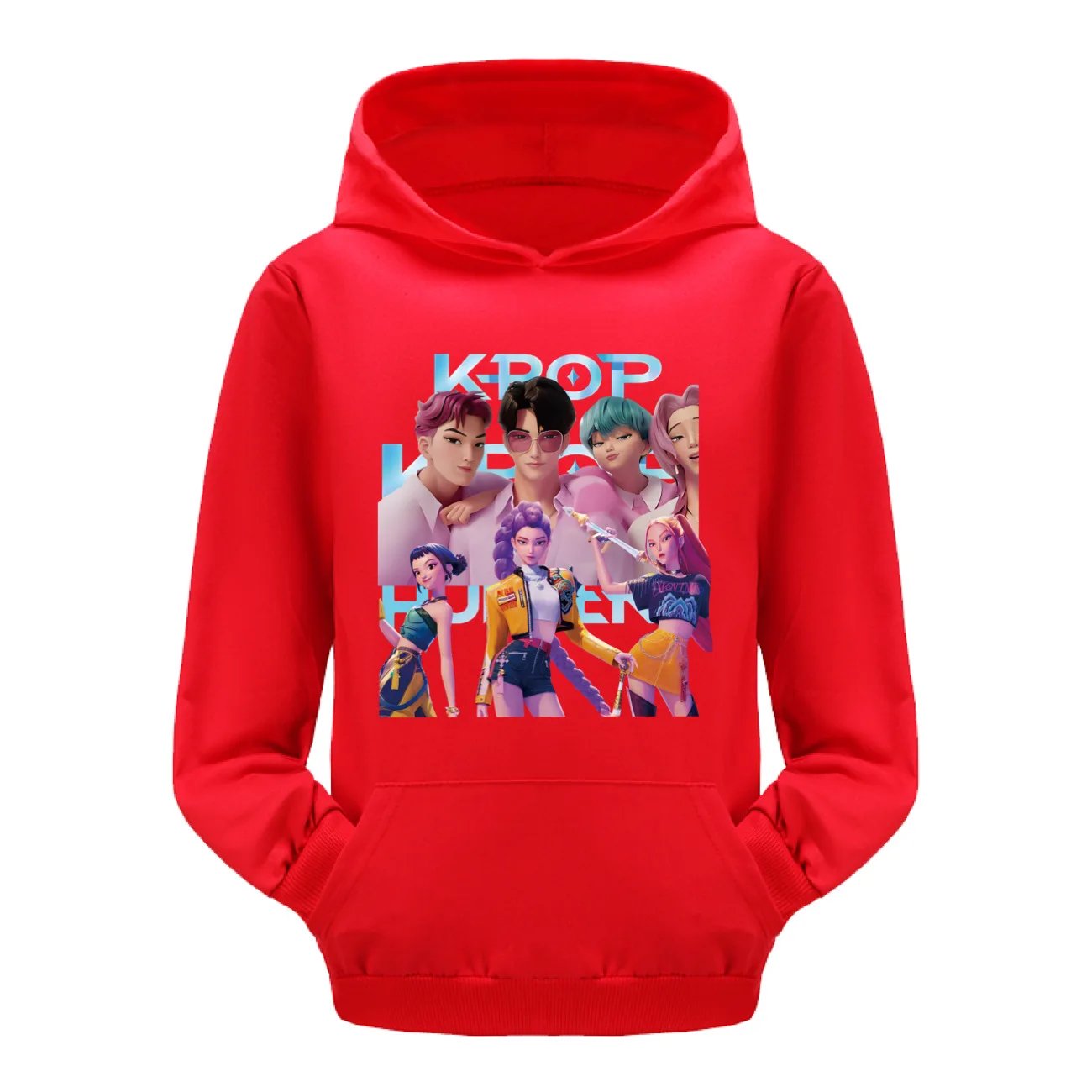 Huntrix KPop Demon Hunters sweat à capuche pour enfants mode sweat filles adolescent printemps automne haut tendance vêtements pour enfants