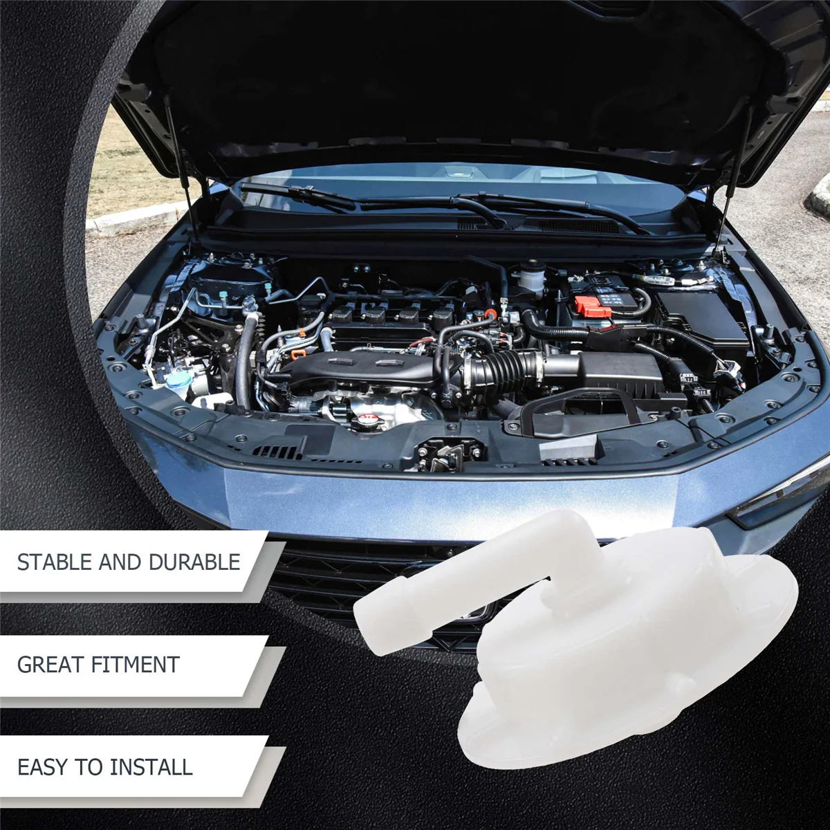 AT77 2แพ็คหม้อน้ําCoolant OverflowถังสําหรับHonda Acura Accord Civic Pilot Insight-องค์ประกอบ 19102-Pm5-A00