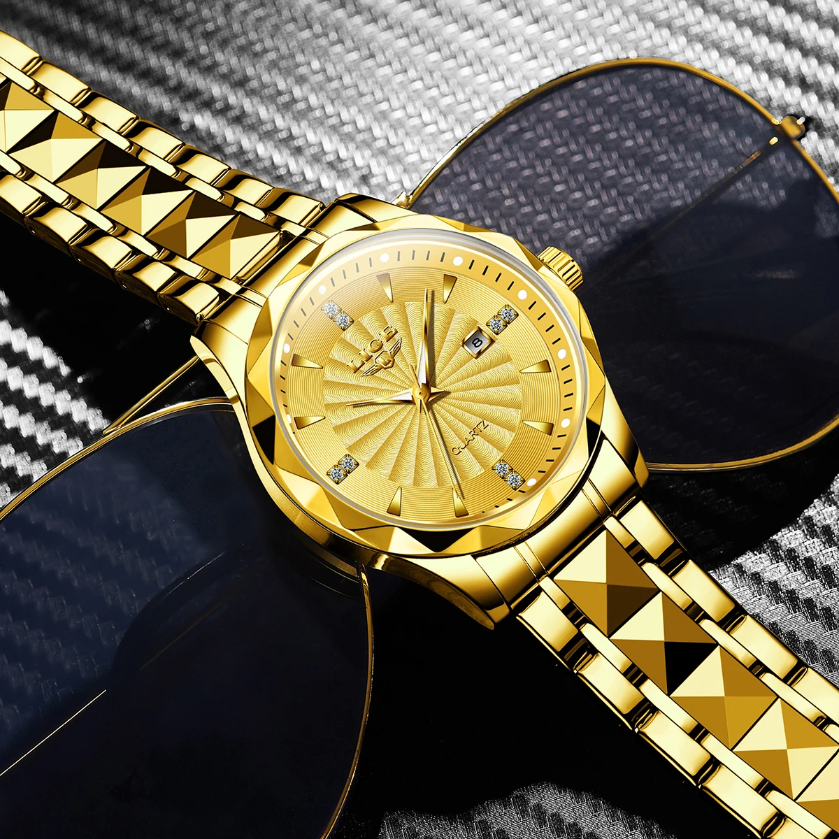 Lige-メンズラグジュアリー防水ビジネスウォッチ、紳士クォーツウォッチ、HDルメ、カジュアル、シンプルな腕時計、ボックス、ファッション