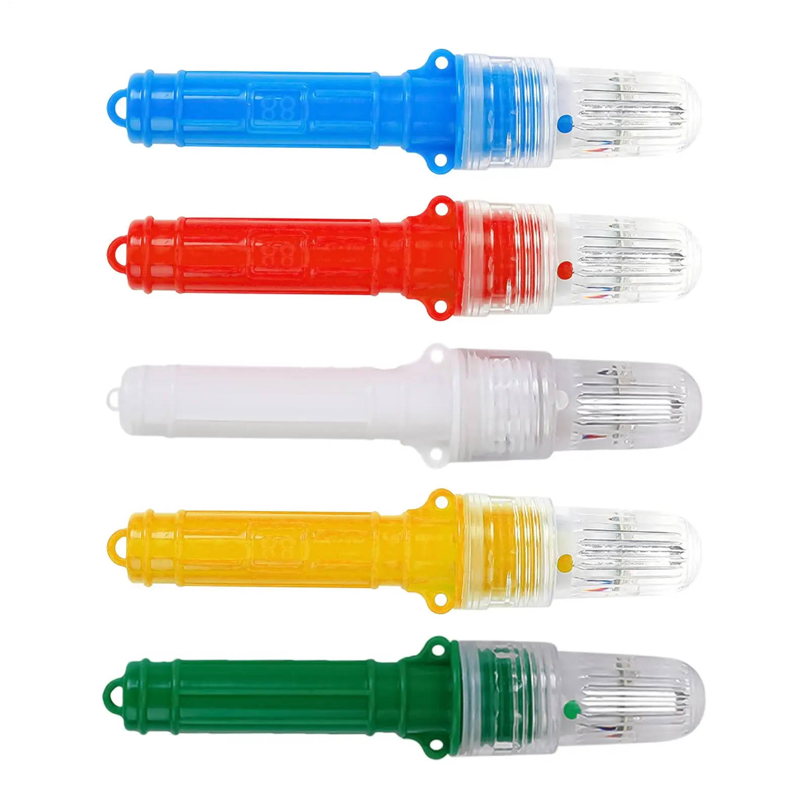 LED Boating Flares Fishing Light Electronic Day/Night Flare Safety Kit Electronic Light-Control Waterproof Buoy Fish Luring Tool