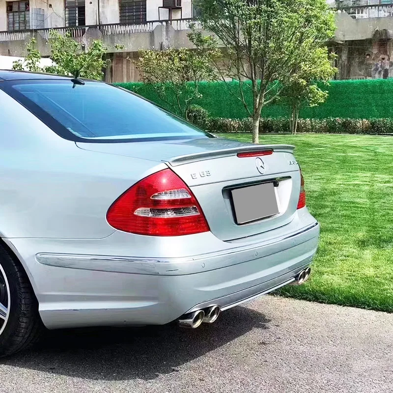 Dla 2002-2009 Mercedes-Benz W211 E-klasa E200 E260 Sedan spojler dachowy tylna owiewka ABS plastikowy zestaw do tuningu nadwozia dekoracji akcesoria