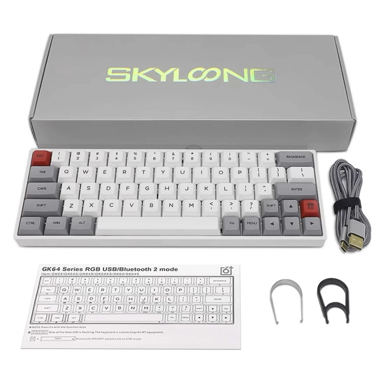 SKYLOONG GK61 ミニポータブル 60% ゲーマー光学式キーボード