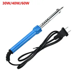 30W/40W/60W Handheld Electric Soldering Iron High Temperature Solder Welding Gun Tool Electric Iron Pencil Welding Tip US Plug