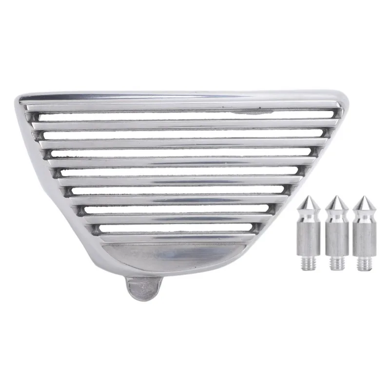 

Motorcycle Side Battery Cover – Die-Cast Aluminum with Polished Finish, Heavy-Duty, Durable & Stylish Design, Fits Monkey Bike Z