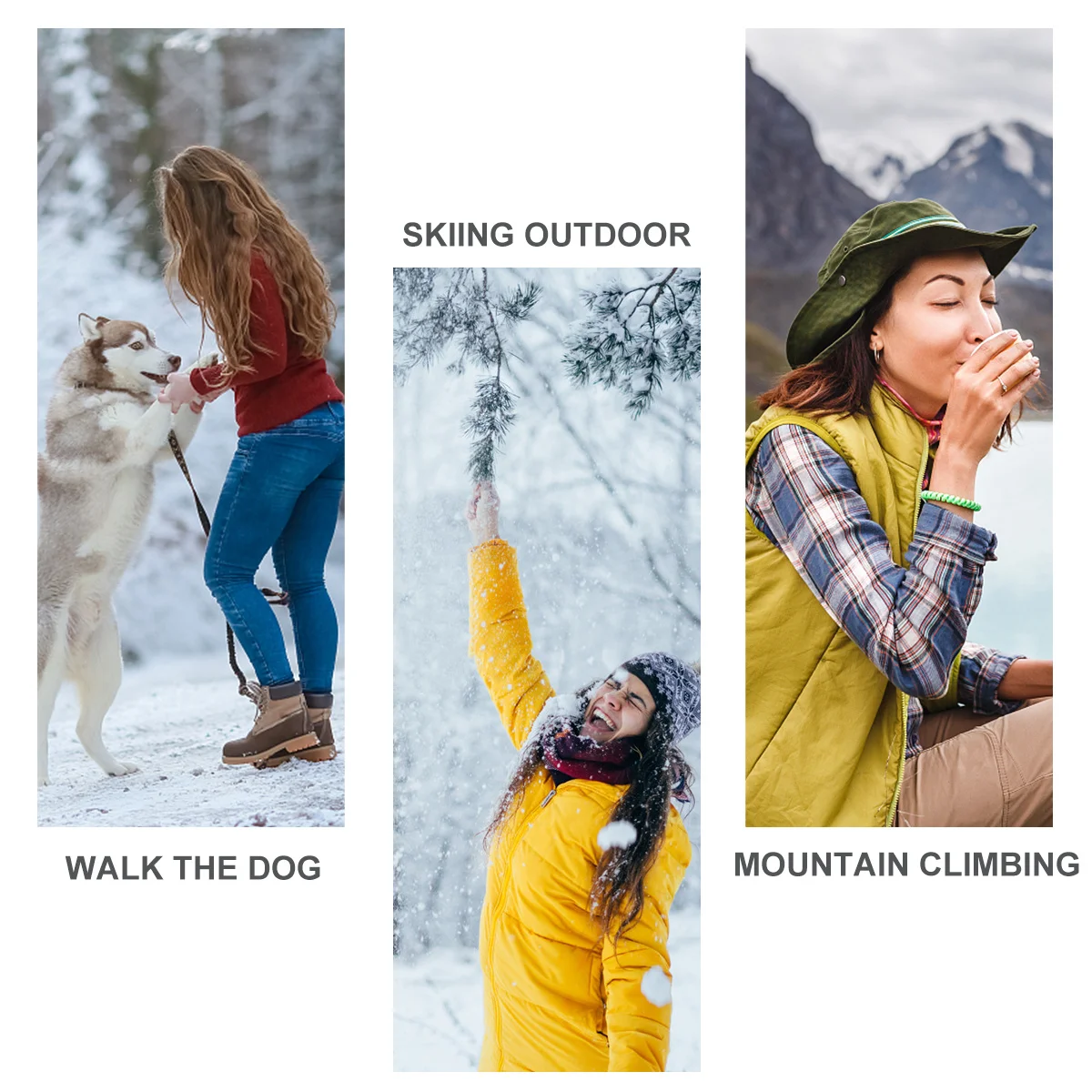 

1Pair Knitted Fingerless Forearm Sleeves Warm Winter Gloves for Outdoor Sports Activities Winter Cuff Knitted Gloves