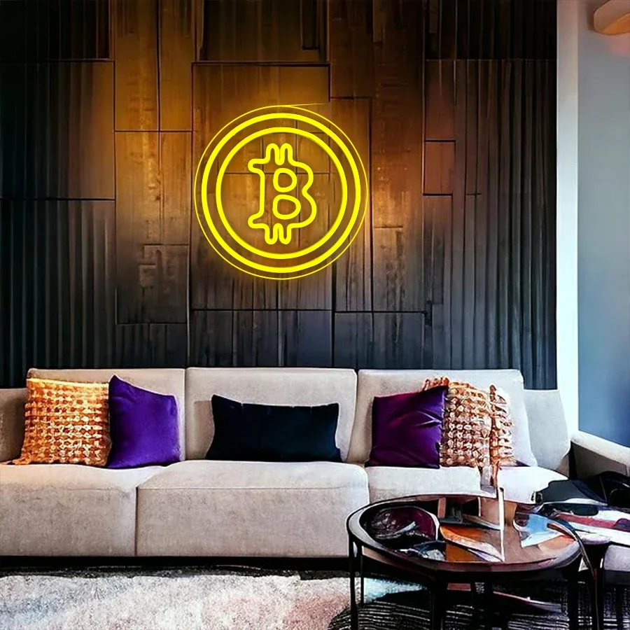 Bitcoin Neon Sign, … - image