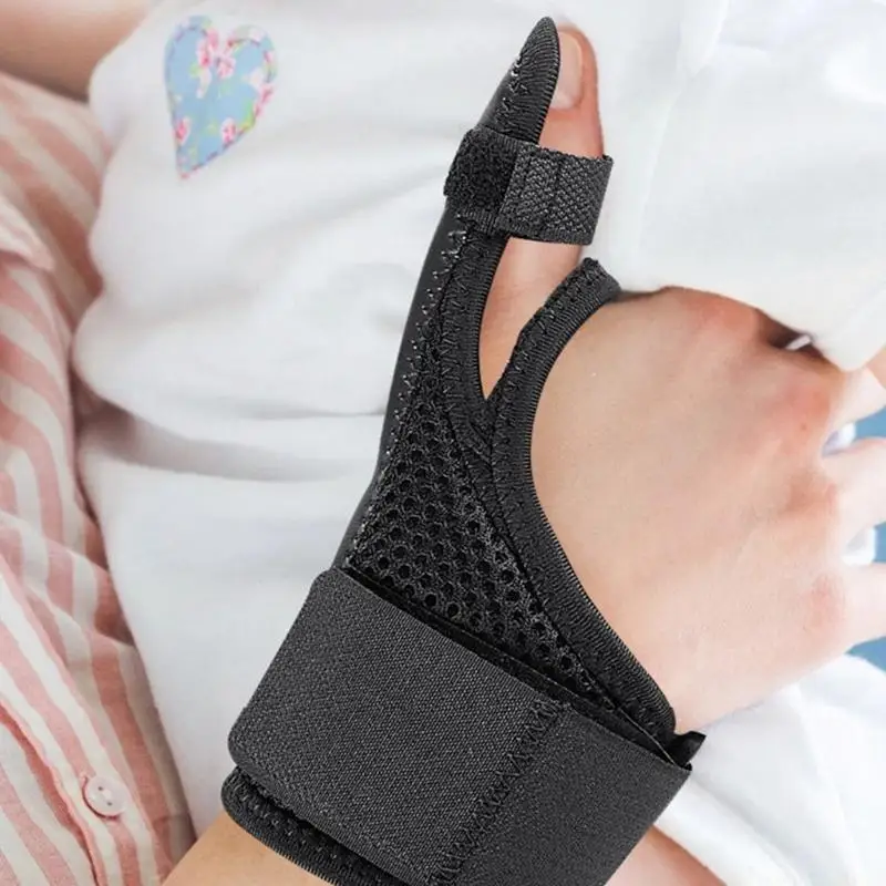 31BE Thumb Support Thumb Brace with Wrist Support Adjustable Support Bandages for Thumb and Injuries