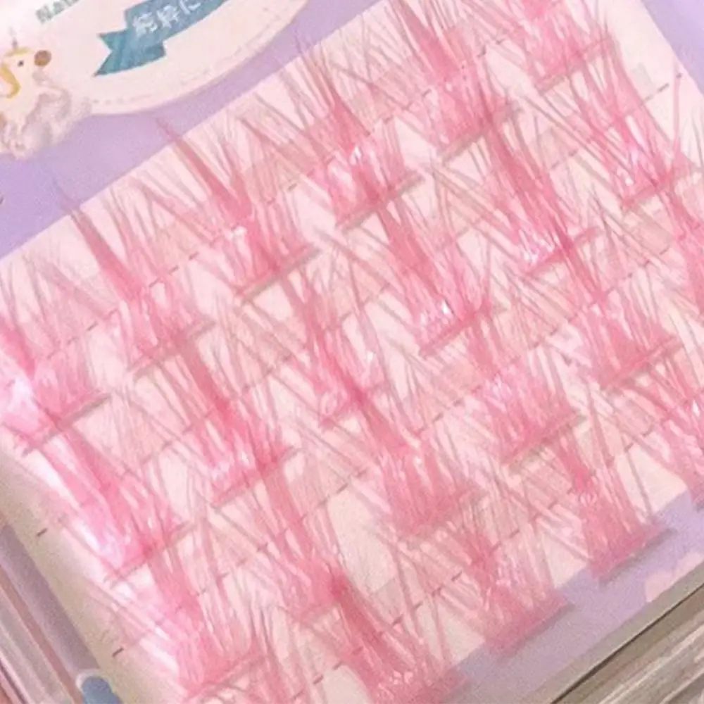 ขนตาปลอมแบบเส้นต่อเส้นสีสันสดใส แกนนุ่ม 3 มิติ ขนมิ้งค์ ขนตาปลอมธรรมชาติ ดูเป็นธรรมชาติ สำหรับต่อขนตา